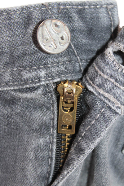 AG Mens Cropped Straight Gray Jeans Size 31