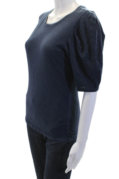 Z Supply Womens Basic T-Shirt Blue Size XS