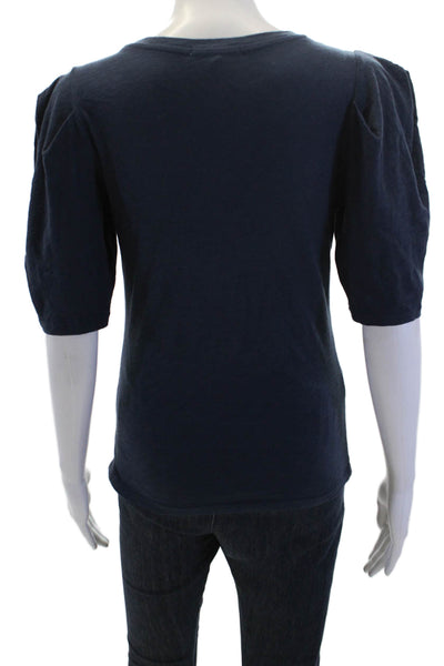 Z Supply Womens Basic T-Shirt Blue Size XS