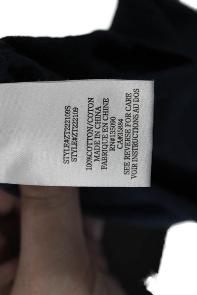 Z Supply Womens Basic T-Shirt Blue Size XS