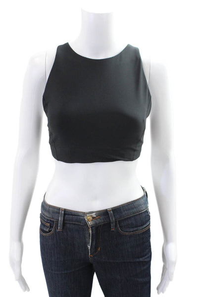 Athleta Womens Flex Spacer Sports Bra Black Size S
