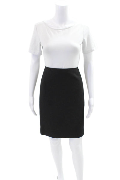 Etcetera Womens Straight Mini Skirt Black Size 00