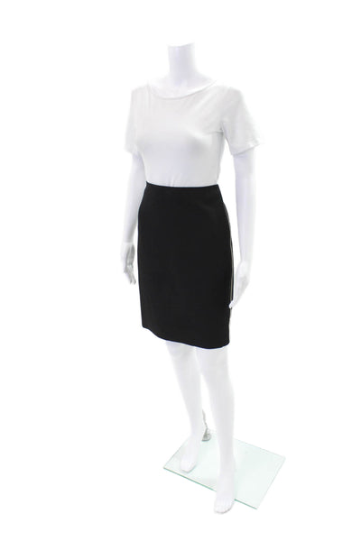 Etcetera Womens Straight Mini Skirt Black Size 00