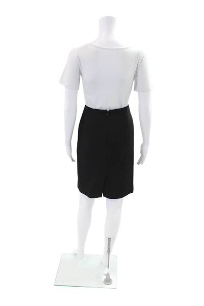 Etcetera Womens Straight Mini Skirt Black Size 00