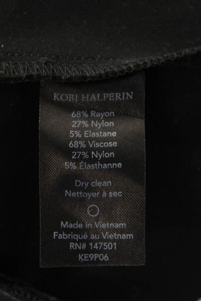 Kobi Halperin Womens Stretch Bootcut Pants Black Size XS