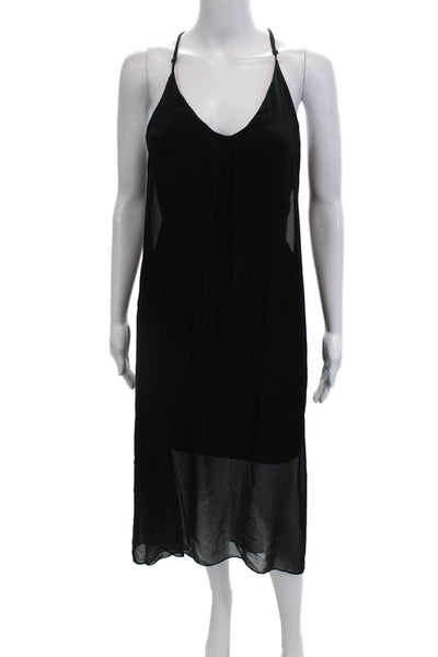 Alice + Olivia X Scoop Womens Sleeveless Dress Black Size S