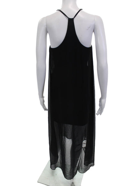 Alice + Olivia X Scoop Womens Sleeveless Dress Black Size S