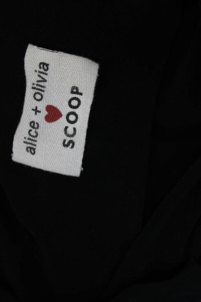 Alice + Olivia X Scoop Womens Sleeveless Dress Black Size S