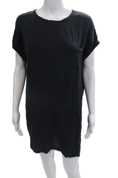 Velvet by Graham & Spencer Womens T-Shirt Dress Blue Size S