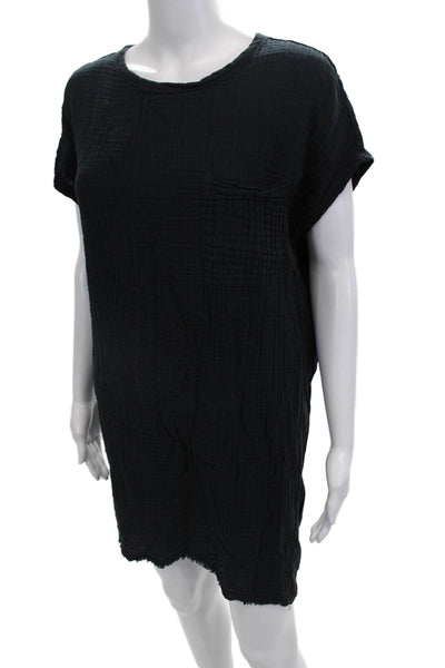 Velvet by Graham & Spencer Womens T-Shirt Dress Blue Size S