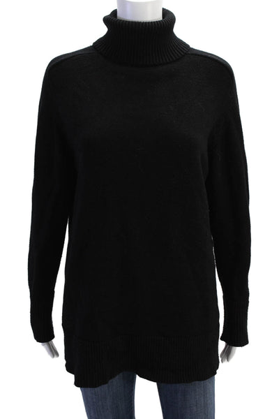 Zara Womens Long Sleeves Pullover Turtleneck Sweater Black Size Small