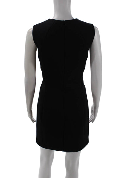Neil Barrett, Womens Sheath Pencil Dress Black Sleeveless Crew Neck Size 40