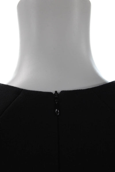Neil Barrett, Womens Sheath Pencil Dress Black Sleeveless Crew Neck Size 40