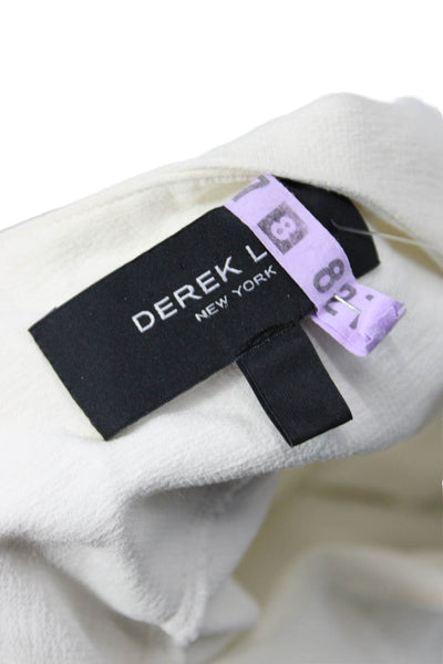 Derek Lam Womens Layered Detail Strap Accent Sleeveless Top White Size M