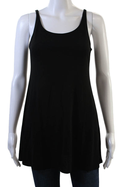 Elie Tahari Womens Spaghetti Strap Scoop Neck Silk Tank Top Black Size PS