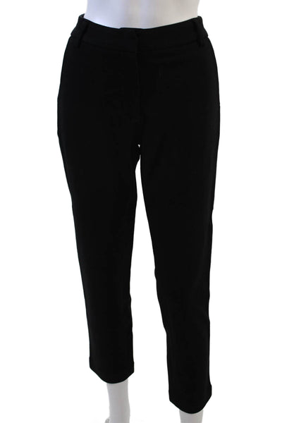 Velvet by Graham & Spencer Womens High Rise Slim Cut Trouser Pants Black Size 4