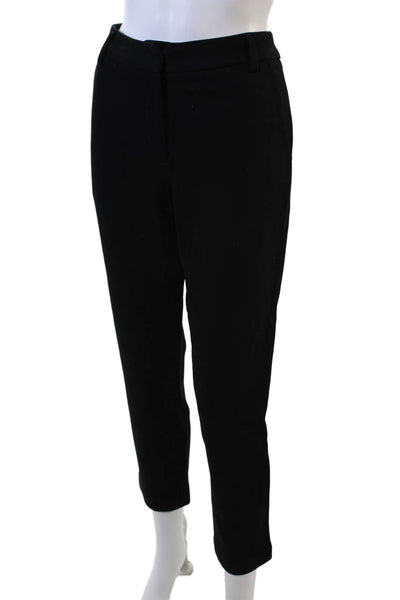 Velvet by Graham & Spencer Womens High Rise Slim Cut Trouser Pants Black Size 4