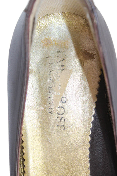 Taryn Rose Womens Leather Pump Heels Brown Size 6