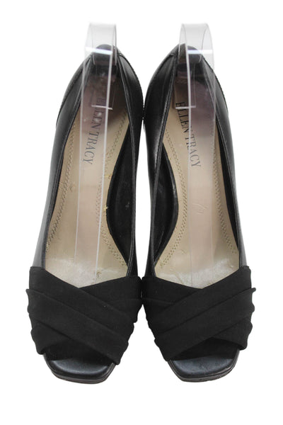 Ellen Tracy Womens Pump Heels Black Size 6