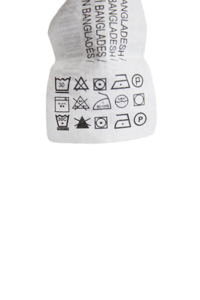 Zara Girls Long Sleeve Round Neck Casual Top White Size 11-12Y