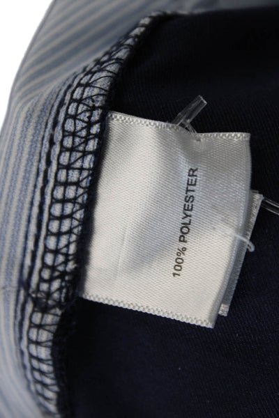 Peter Millar Mens Zip Up Mid Rise Slim Leg Pants Navy Blue Size 36X30