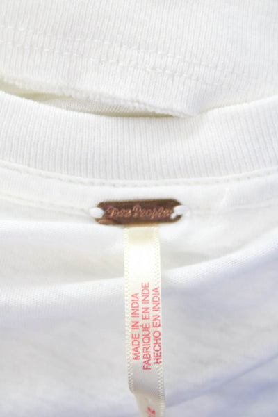 Free People Womens Pullover Blouse White Size M
