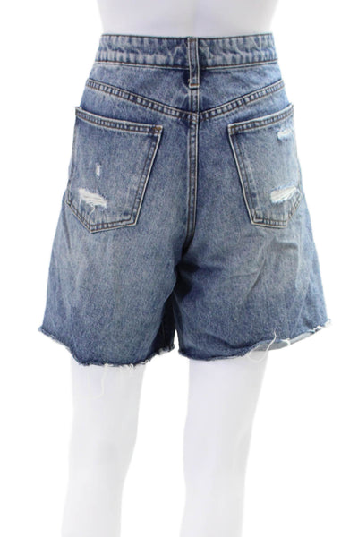 KUT from the Kloth Womens Denim Shorts Blue Size 10