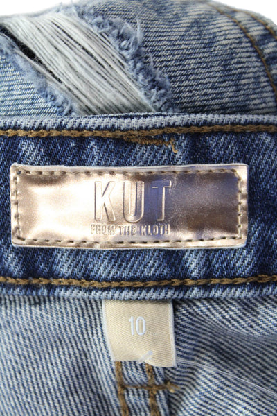 KUT from the Kloth Womens Denim Shorts Blue Size 10