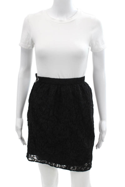 Dolce & Gabbana Womens Mini Skirt Black Size 38