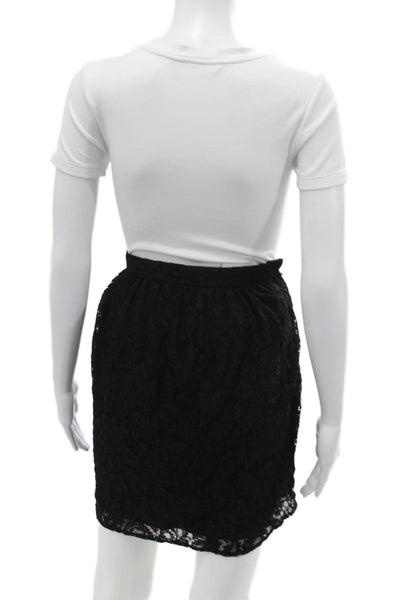 Dolce & Gabbana Womens Mini Skirt Black Size 38