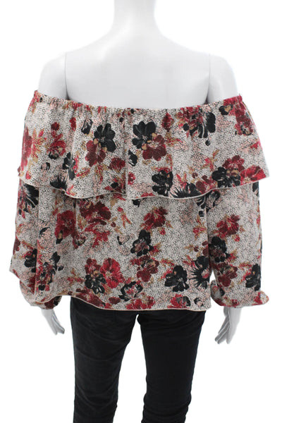 Wilfred Womens Off The Shoulder Blouse White Size M