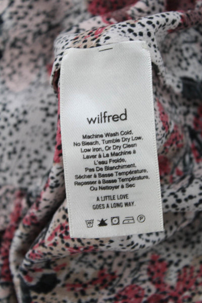 Wilfred Womens Off The Shoulder Blouse White Size M