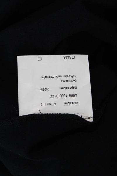 Piazza Sempione Womens Mini Dress Black Size 6