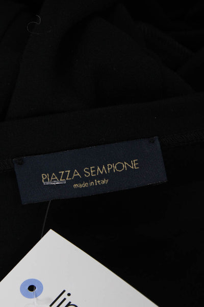 Piazza Sempione Womens Mini Dress Black Size 6