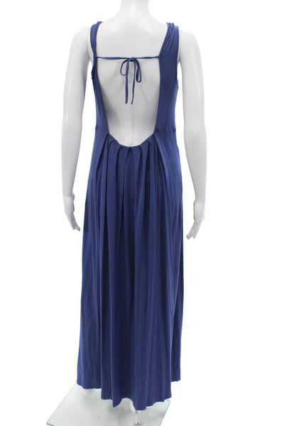 Sport Max Womens Knee Length Tank Dress Blue Size M