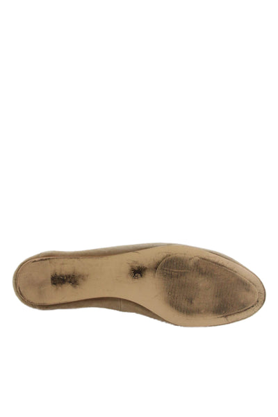 MNG Womens Vegan Suede Slip On Loafer Shoes Brown Size 10