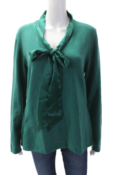 J. Peterman Womens Pullover Sweater Green Size M