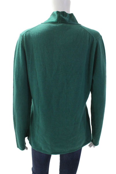 J. Peterman Womens Pullover Sweater Green Size M