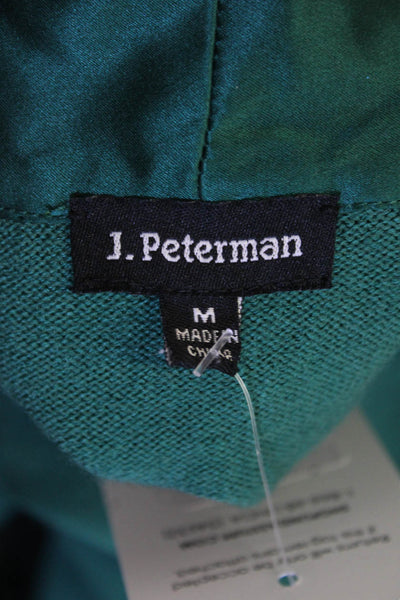 J. Peterman Womens Pullover Sweater Green Size M