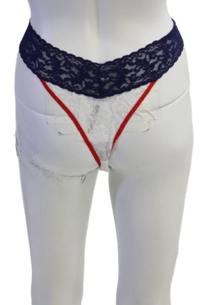 Hanky Panky Womens Cheeky Panties White One Size