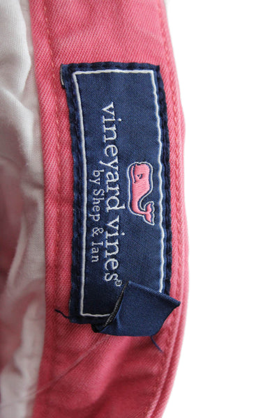 Vineyard Vines Boys Flat Front Pockets Chino Shorts Carol Size 14