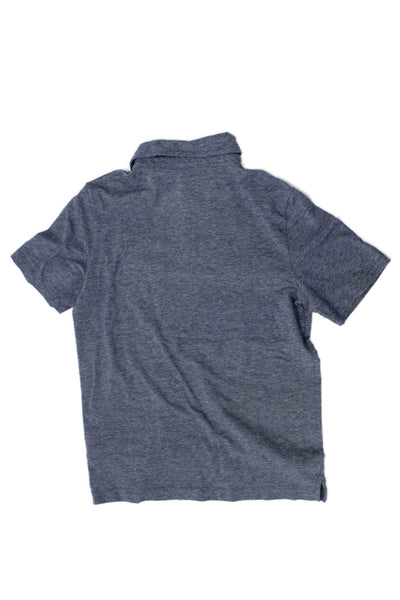 Vineyard Vines Boys Short Sleeves Collared Basic Polo Shirt Blue Size S