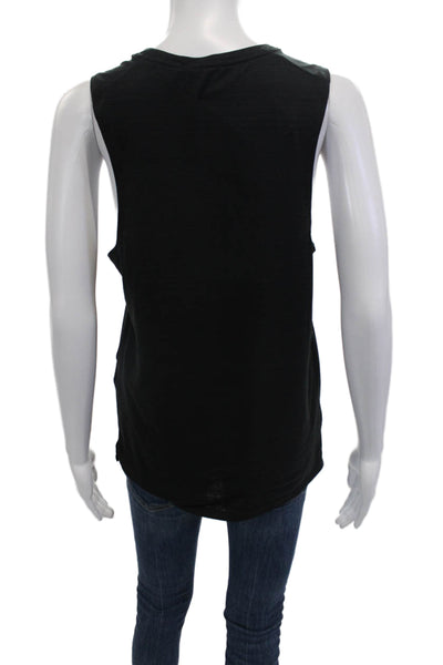 Nike Womens Scoop Neck Sleeveless Lined Tank Top Black Size S