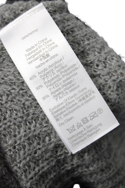 Madewell Womens Crew Neck Long Sleeve Pullover Sweater Top Gray Size S