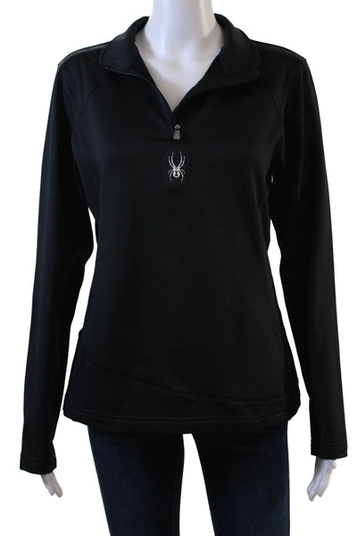 Spyder Womens 1/2 Zip Basic Jacket Black Size 12