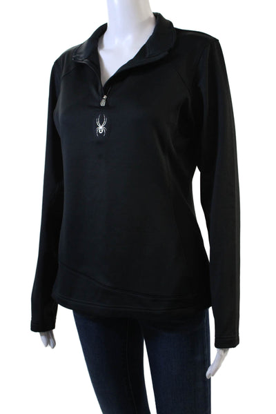Spyder Womens 1/2 Zip Basic Jacket Black Size 12