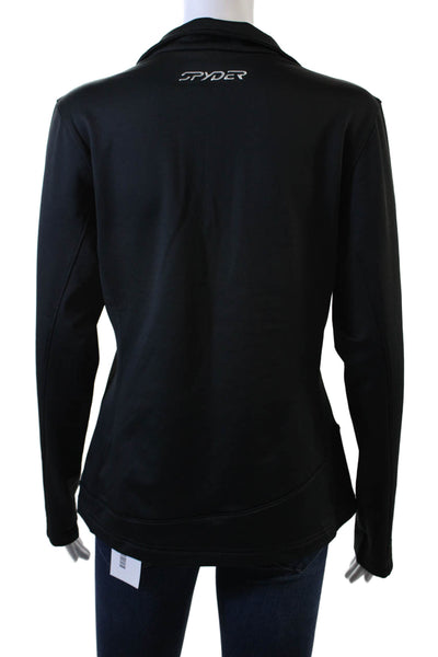 Spyder Womens 1/2 Zip Basic Jacket Black Size 12