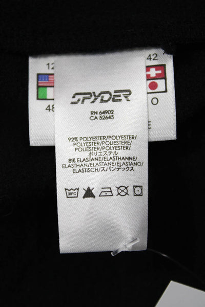 Spyder Womens 1/2 Zip Basic Jacket Black Size 12