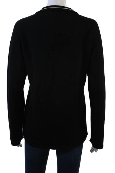 Sunice Womens 1/2 Zip Sweater Black Size M