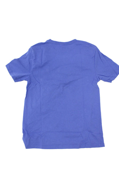Polo Ralph Lauren Boys Cotton Logo Round Neck Short Sleeve T-Shirt Blue Size L
